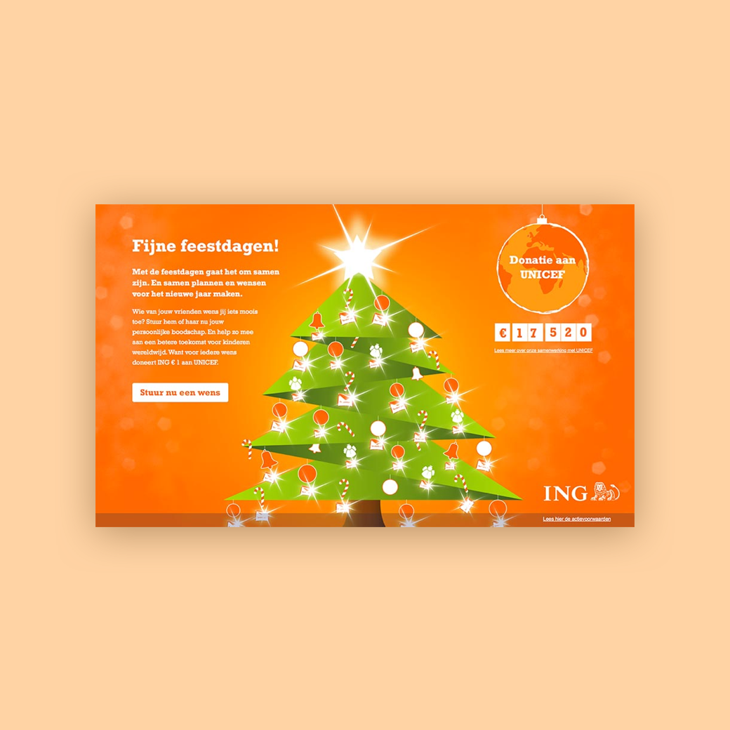 ING kerstkaartcampagne