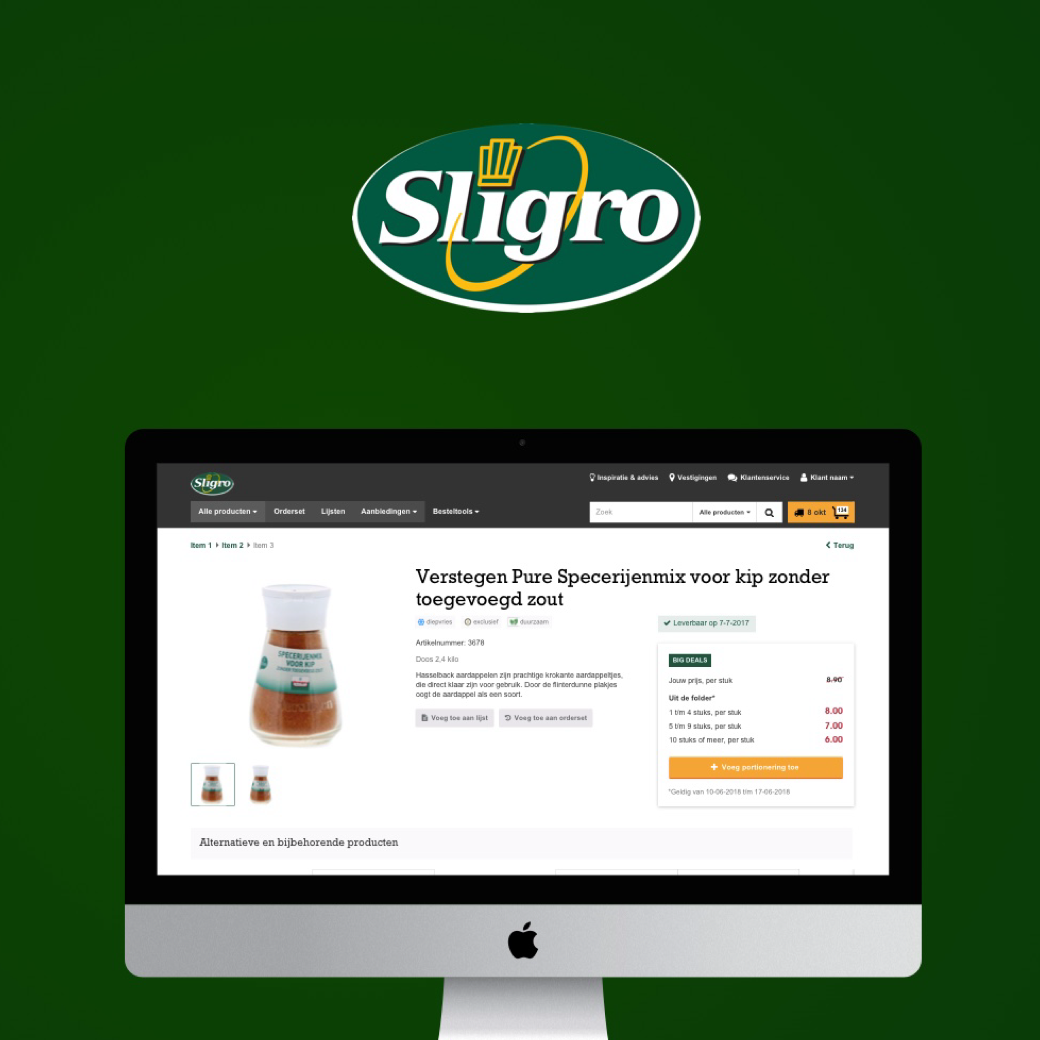 Sligro webshop
